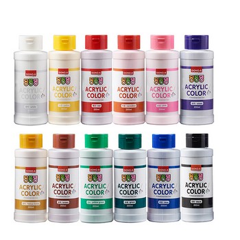 딩동댕 아크릴물감(200ml/갈색/동아) 딩동댕 아크릴물감(200ml/갈색/동아)
