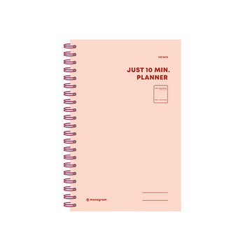 텐미닛 플래너(100일/Carnival Pink/모노그램) 텐미닛 플래너(100일/Carnival Pink/모노그램)