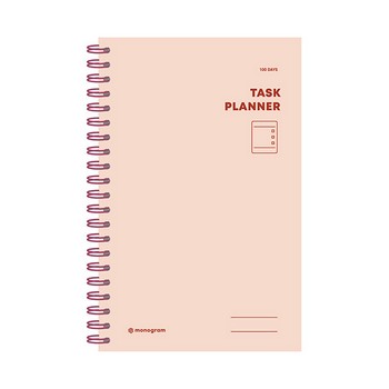 태스크 플래너(100일/Carnival Pink/모노그램) 태스크 플래너(100일/Carnival Pink/모노그램)