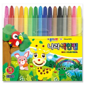 나라색연필 16색(종이나라)