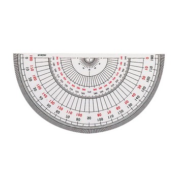 <업체별도배송>반원분도기 18cm(아톰/1개)