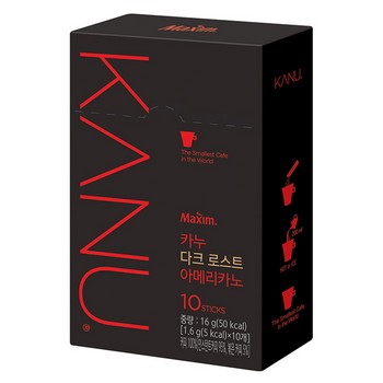 맥심카누 다크 로스트 아메리카노(1.6g*10T/동서식품) 맥심카누 다크 로스트 아메리카노(1.6g*10T/동서식품)