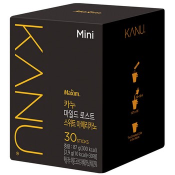 맥심카누 마일드 로스트 스위트아메리카노 미니(2.9g*30T/동서식품)