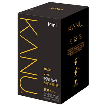맥심카누 마일드 로스트 스위트아메리카노 미니(2.9g*100T/동서식품)