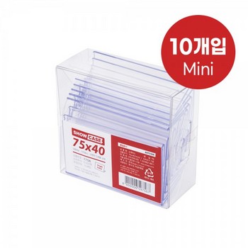 <업체별도배송>쇼케이스(단면/10개/75&times;40㎜/A7540/아트사인)(7756)