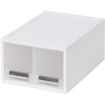 화인 화이트 스텝 서랍박스 27cm(트윈/1단/창신리빙) 오피스디포