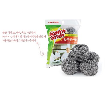 철 수세미(5입/45g/MSBL45G*5/3M)