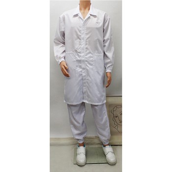 <업체별도배송>방진 가운(기본Y카라/XL/화이트/1벌/NAVI)
