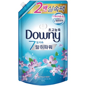 다우니 섬유유연제(리필/레몬그라스와 라일락향/1.6L)