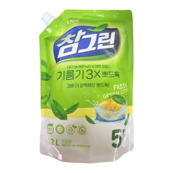 참그린 주방세제(리필/1.2L/라이온코리아) 참그린 주방세제(리필/1.2L/라이온코리아)