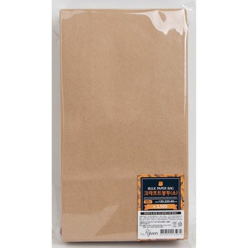 벌크 크라프트 종이봉투(소/50입/120*60*220mm)
