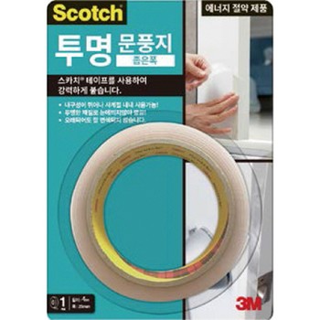 스카치 투명문풍지(좁은 폭/4m/#2360/3M)