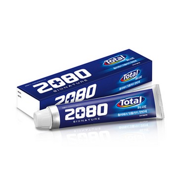 2080 시그니처 토탈블루 치약 130g 3입 오피스디포