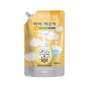 아이깨끗해 핸드워시 대용량 리필(파우더순/600ml/라이온코리아) 아이깨끗해 핸드워시 대용량 리필(파우더순/600ml/라이온코리아)