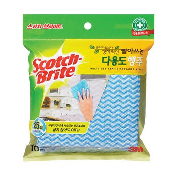 빨아쓰는 다용도 행주(10매입/3M) 빨아쓰는 다용도 행주(10매입/3M)