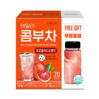 데일리 콤부차 모로블러드오렌지(5g*20T/다농원)