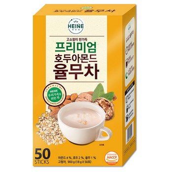 하이네 프리미엄 호두아몬드율무차(18gx50T/하이네) 하이네 프리미엄 호두아몬드율무차(18gx50T/하이네)