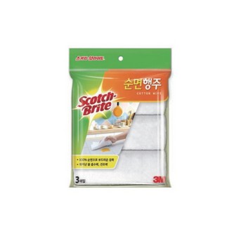 베이직 순면행주(3매/스카치브라이트/3M) 베이직 순면행주(3매/스카치브라이트/3M)