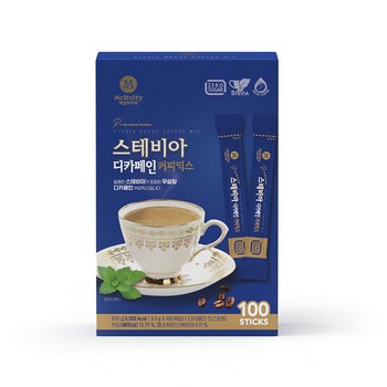 맥널티 디카페인 스테비아 커피믹스 100개입