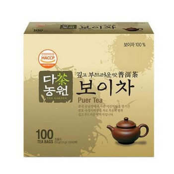 다농원 보이차(0.6gx100T/다농원) 다농원 보이차(0.6gx100T/다농원)