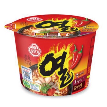 <업체별도배송>열라면 큰컵(105g*12개/박스/오뚜기)