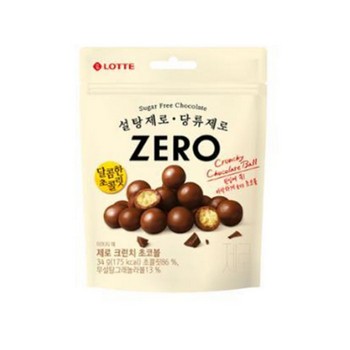 제로 크런치 초코볼(140g/롯데웰푸드)