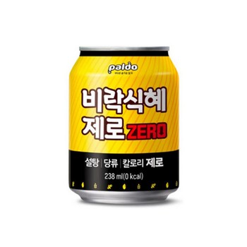 <업체별도배송>비락식혜 제로(238ml*24캔/팔도)