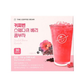 커피빈 스웨디시베리 콤부차 30T