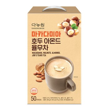 마카다미아 호두아몬드율무차(18g*50T/다농원) 마카다미아 호두아몬드율무차(18g*50T/다농원)