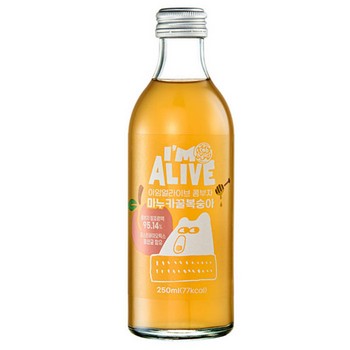 아임얼라이브 콤부차 마누카꿀복숭아(250ml/프레시코)