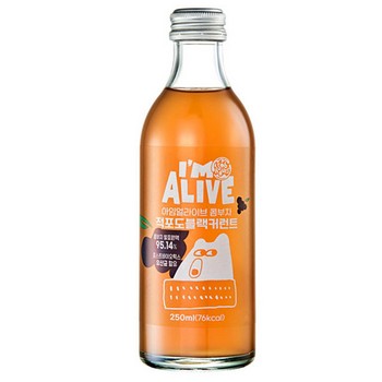 아임얼라이브 콤부차 적포도블랙커런트(250ml/프레시코)