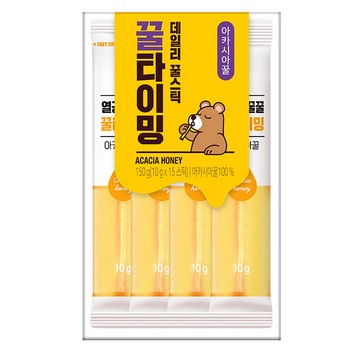 꿀타이밍 스틱꿀 아카시아 10g x 15스틱 꿀타이밍 스틱꿀 아카시아 10g x 15스틱