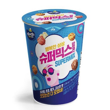 다르다 슈퍼믹스 팝콘(55g/M컵/제이앤이) 다르다 슈퍼믹스 팝콘(55g/M컵/제이앤이)