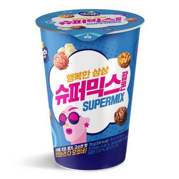 다르다 슈퍼믹스 팝콘(70g/L컵/제이앤이) 다르다 슈퍼믹스 팝콘(70g/L컵/제이앤이)