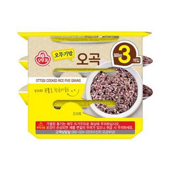 맛있는 오뚜기밥 오곡밥(210g/3EA/오뚜기) 맛있는 오뚜기밥 오곡밥(210g/3EA/오뚜기)
