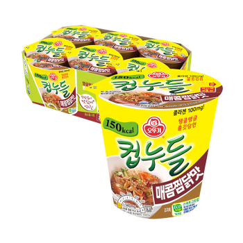 <업체별도배송>컵라면 컵누들 매콤찜닭맛(45.5g*6개/오뚜기) <업체별도배송>컵라면 컵누들 매콤찜닭맛(45.5g*6개/오뚜기)
