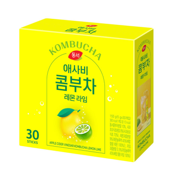 <업체별도배송>동서 애사비 콤부차 레몬라임(5g*30T/동서식품) <업체별도배송>동서 애사비 콤부차 레몬라임(5g*30T/동서식품)