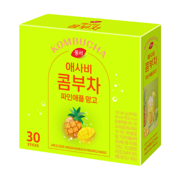 <업체별도배송>동서 애사비 콤부차 파인애플 망고(5g*30T/동서식품) <업체별도배송>동서 애사비 콤부차 파인애플 망고(5g*30T/동서식품)