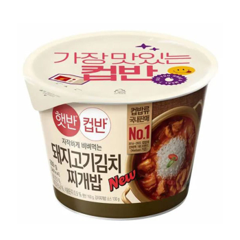 <업체별도배송>햇반 컵반 돼지고기김치찌개밥 280g(24개/박스/CJ) <업체별도배송>햇반 컵반 돼지고기김치찌개밥 280g(24개/박스/CJ)