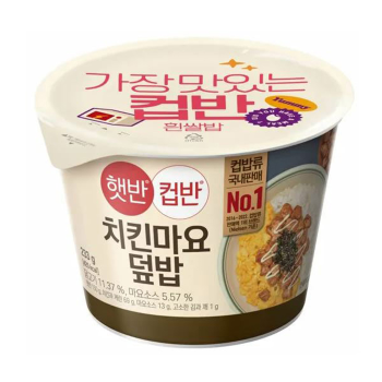 <업체별도배송>햇반 컵반 치킨마요덮밥 233g(24개/박스/CJ) <업체별도배송>햇반 컵반 치킨마요덮밥 233g(24개/박스/CJ)