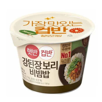 <업체별도배송>햇반 컵반 강된장보리비빔밥 280g(24개/박스/CJ)