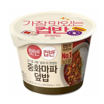 <업체별도배송>햇반 컵반 중화마파덮밥 275g(24개/박스/CJ) <업체별도배송>햇반 컵반 중화마파덮밥 275g(24개/박스/CJ)