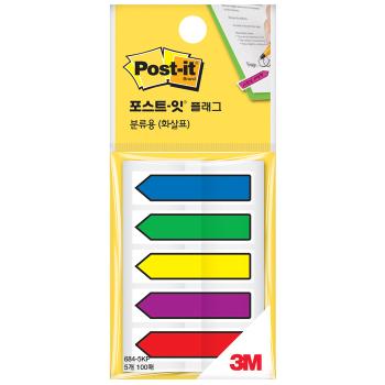 포스트-잇 플래그 684-5KP (5색/3M) 포스트-잇 플래그 684-5KP (5색/3M)