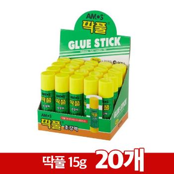 20묶음할인-딱풀(15g/20개/아모스) 20묶음할인-딱풀(15g/20개/아모스)