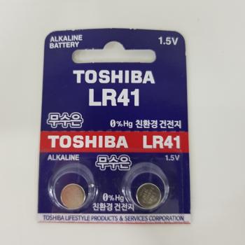 코인 건전지(LR41/2입/도시바)