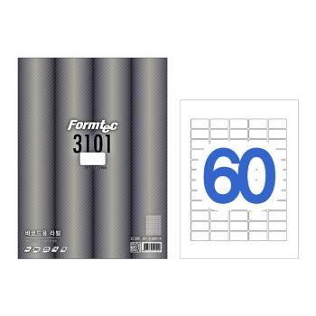 바코드용 라벨(LS-3101/100매/60칸/폼텍) 바코드용 라벨(LS-3101/100매/60칸/폼텍)