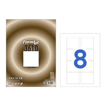 <업체별도배송>분류표기용 라벨(LS-3610/100매/8칸/폼텍) <업체별도배송>분류표기용 라벨(LS-3610/100매/8칸/폼텍)