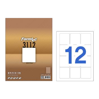 물류관리용 라벨(LS-3112/100매/12칸/폼텍) 물류관리용 라벨(LS-3112/100매/12칸/폼텍)