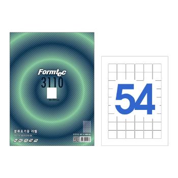 분류표기용 라벨(LS-3110/100매/54칸/폼텍) 분류표기용 라벨(LS-3110/100매/54칸/폼텍)