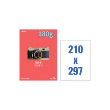포토용지(소프트광택/A4/IH-1022/180g/폼텍)